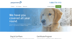 Desktop Screenshot of petpartners.com