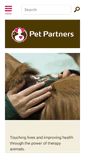 Mobile Screenshot of petpartners.org